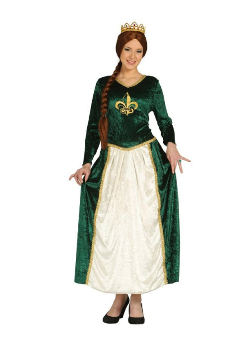 Comprar el Vestit de la Reina Medieval Verd per només 18.00€ – vestit de Botiga en línia