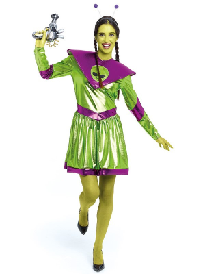 Disfraz de Galactica Verde