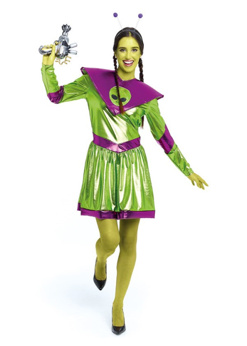 Disfraz de Galactica Verde