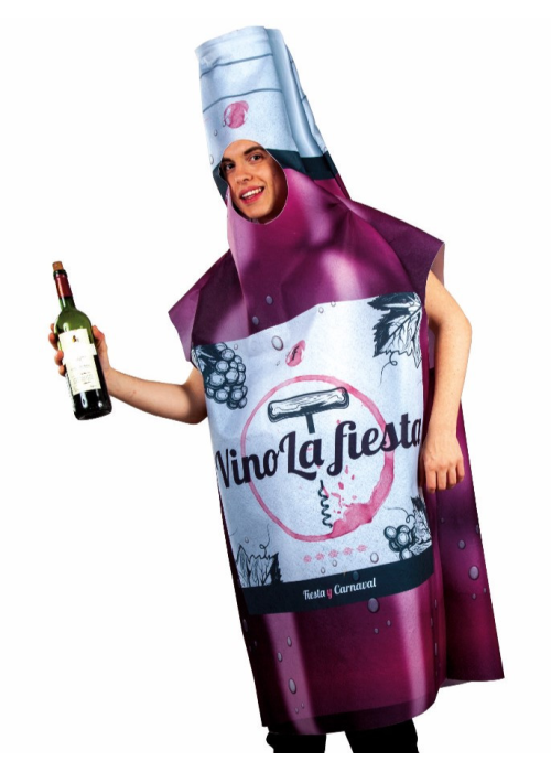 Disfraz de Botella de Vino