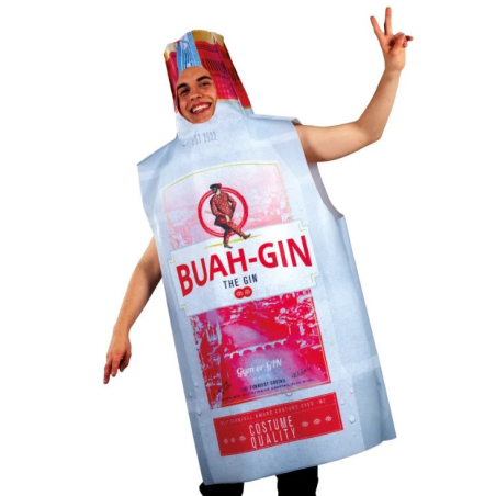 Disfraz de Botella de Ginebra