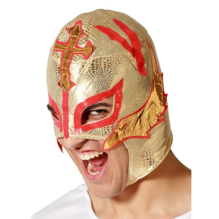 Mascara Lucha Libre Dorada