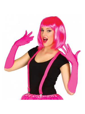Guantes Largos Fucsias - Guantes