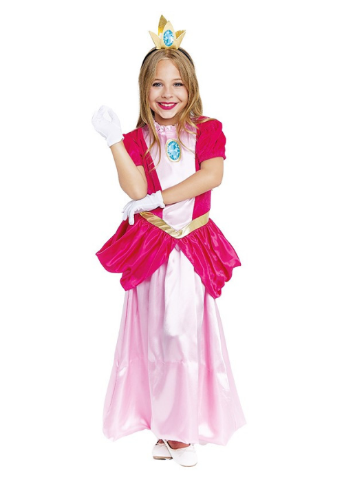 Disfraz de Princesa Rosa Videojuego Infantil