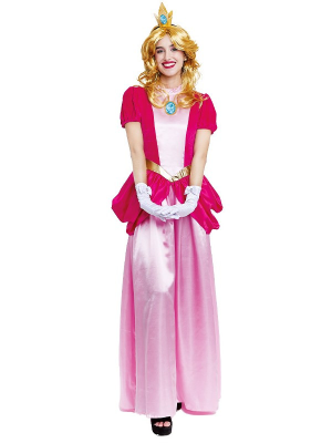 Disfraz de Princesa Rosa Videojuego