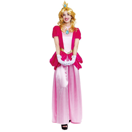 Disfraz de Princesa Rosa Videojuego