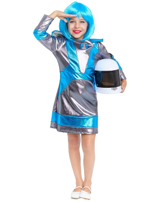 Disfraz de Galactica Azul Infantil