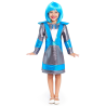 Disfraz de Galactica Azul Infantil