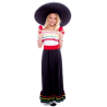 Disfarce de Mexicana Negra Infantil
