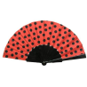 Abanico rojo y negro - Abanicos y Castañuelas Flamencos