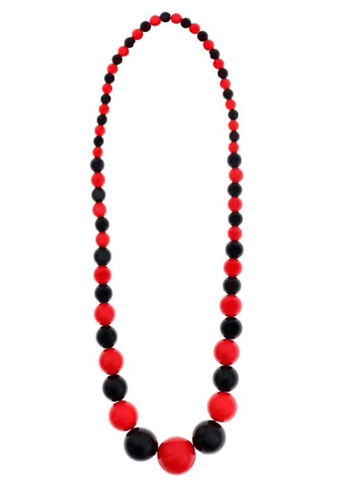 Collar de Sevillana Grande Rojo/Negro