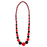 Collar de Sevillana Grande Rojo/Negro