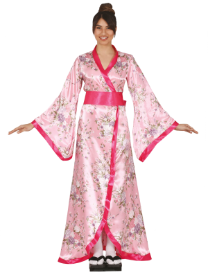 Disfraz de Geisha Rosa