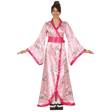 Disfraz de Geisha Rosa