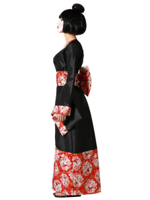 Disfraz de Geisha  Negro