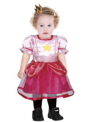 Disfraz de Princesa Rosa Estrella Bebe