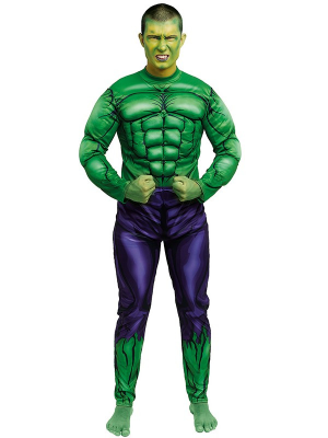 Disfraz de Heroe Verde Musculoso