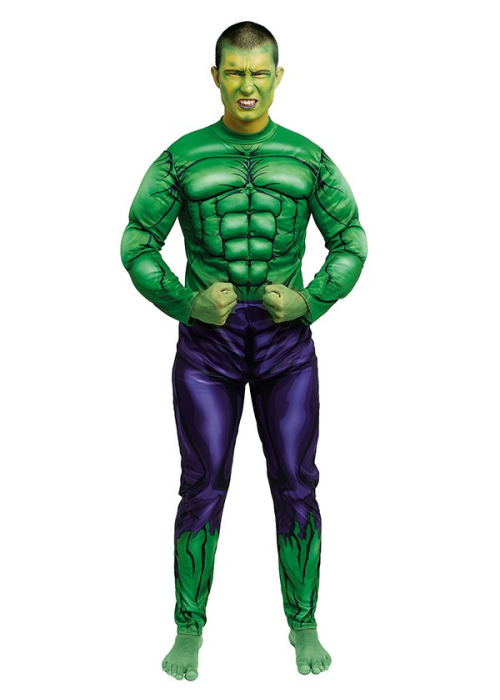 Disfraz de Heroe Verde Musculoso