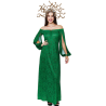 Disfraz de Medusa Griega Verde mujer