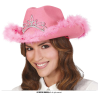 Sombrero barbie rosa con corona