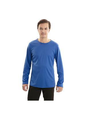 Camiseta Azul manga larga Adulto