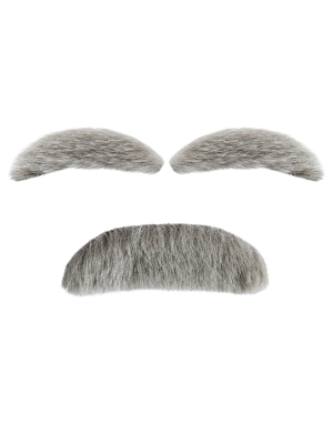 Bigote y Cejas canosas