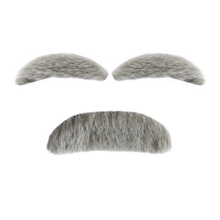 Bigote y Cejas canosas