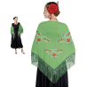 Manton bordado Grande Verde