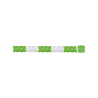 Garlanda de color Verd i Blanc de Paper 3m