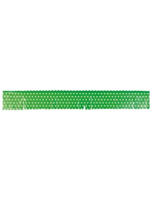 Gurnalda de Flecos Verde Lunar Blanco