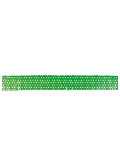 Gurnalda de Flecos Verde Lunar Blanco