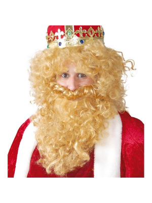 Buy Wig and Beard Blonde for only 10.00€ – costume Shop online
