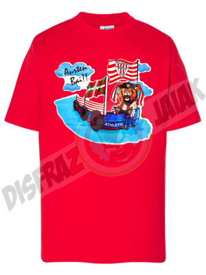 Camiseta Gabarra Rojo Infantil