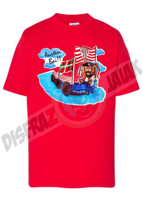 Camiseta Gabarra Rojo Infantil