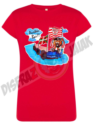 Camiseta Gabarra Roja Mujer