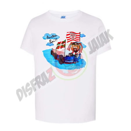 Camiseta Leon Como Aita Roja Infantil