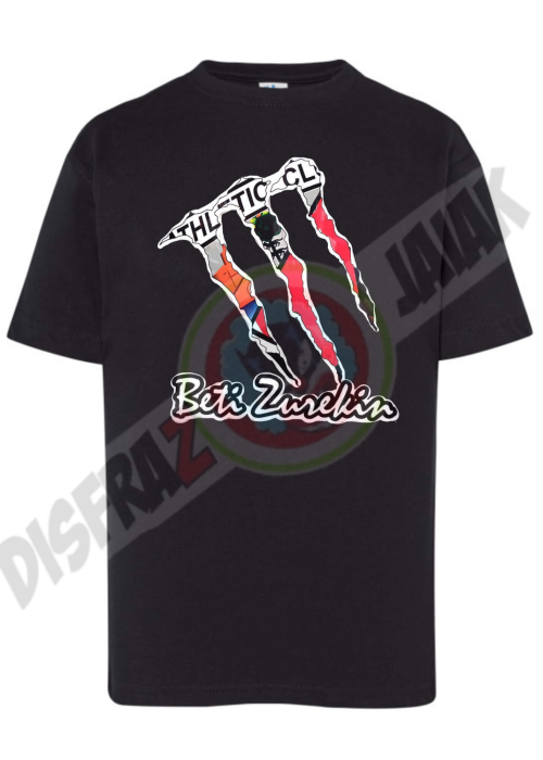 Camiseta Garra Negro Adulto