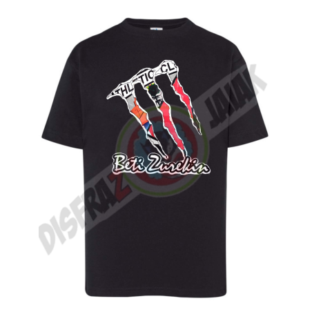 Camiseta Garra Negro Adulto