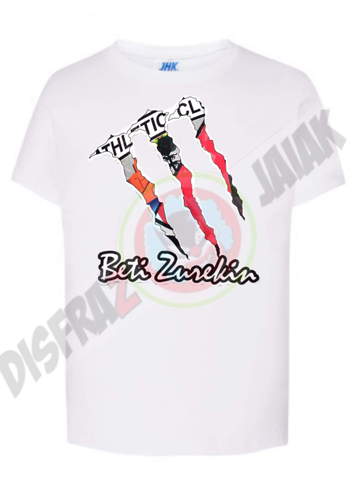 Camiseta Garra Leon Blanca Infantil