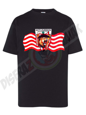 Camiseta Leon Beti Zurekin Negro Infantil
