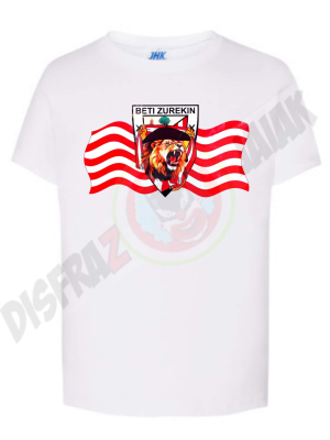Camiseta Leon Beti Zurekin Blanco Infantil
