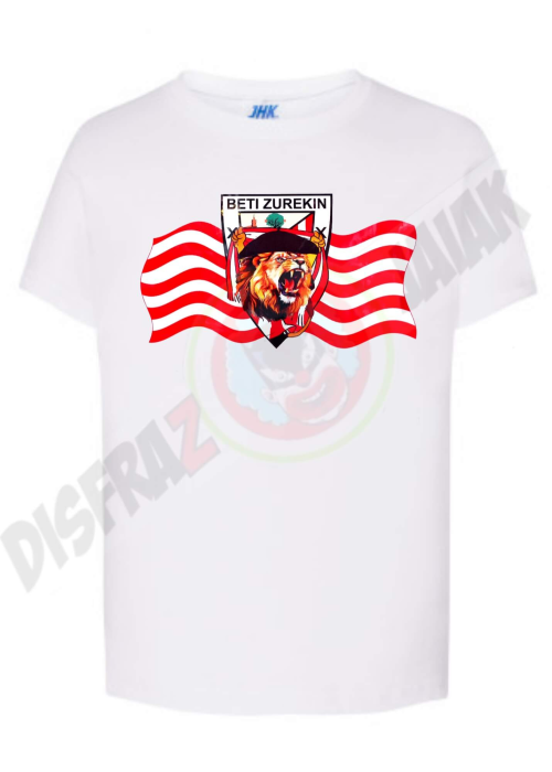 Camiseta Leon Beti Zurekin Blanco Infantil