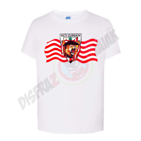 Camiseta Leon Como Aita Roja Infantil