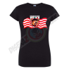 Camiseta Leon Beti Zurekin Negro Mujer