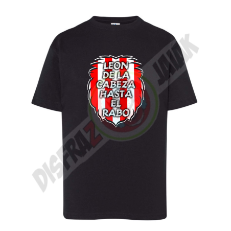 Camiseta Leon Como Aita Roja Infantil