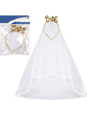 Diadema con Velo Novia