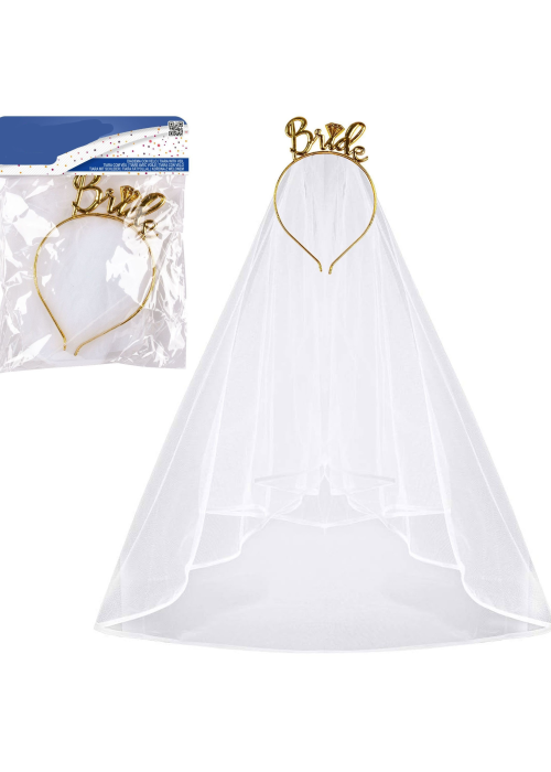 Diadema con Velo Novia