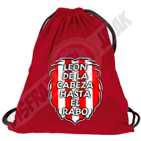 Mochila Leon Zurigorri Leon de la Cabeza... Rojo