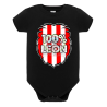 Body Leon Zurigorri 100% Leon Negro Bebe