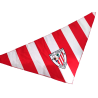 Pañuelo Rojo y Blanco Beti Zurekin